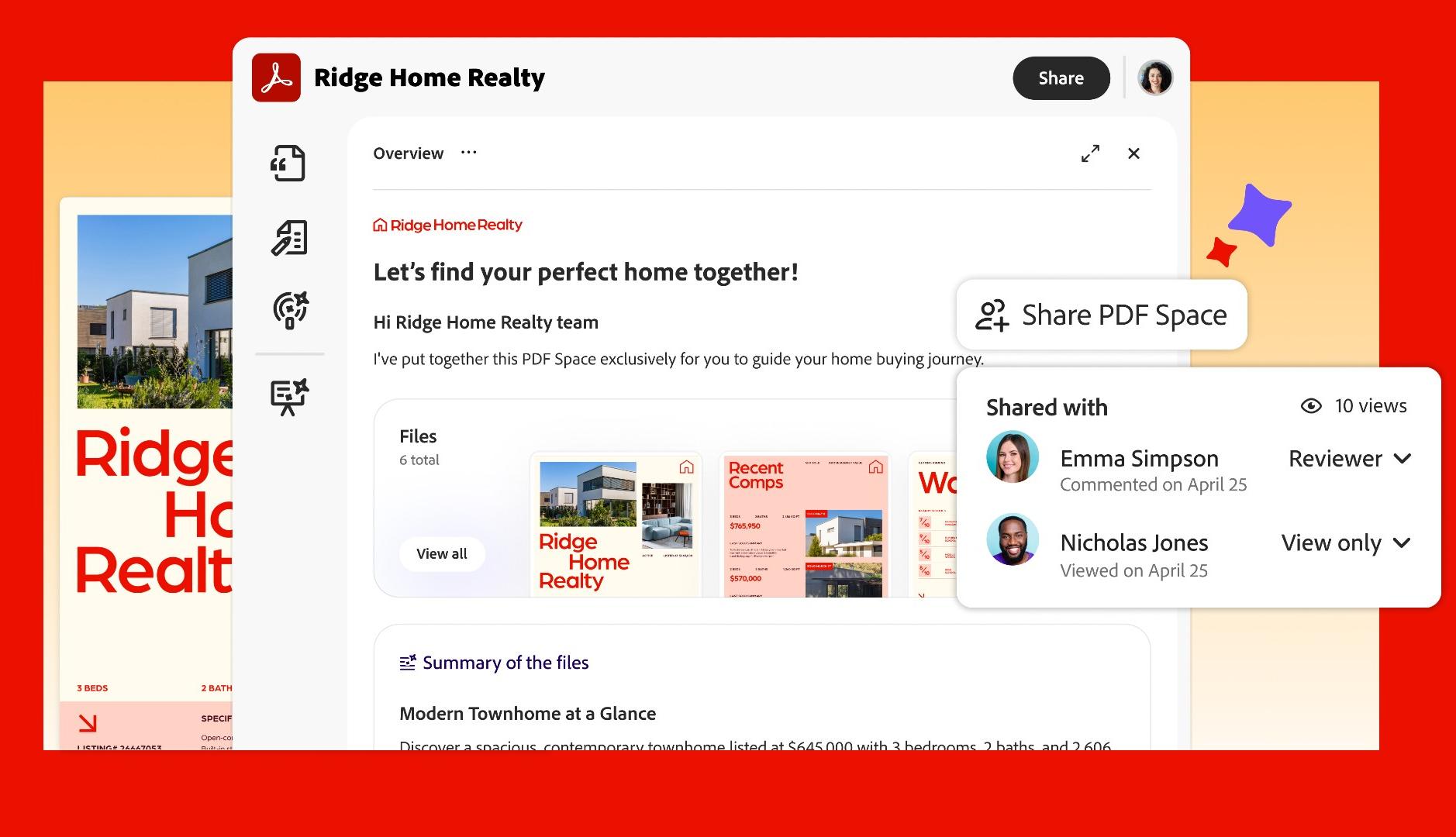 Interfaz de PDF Spaces