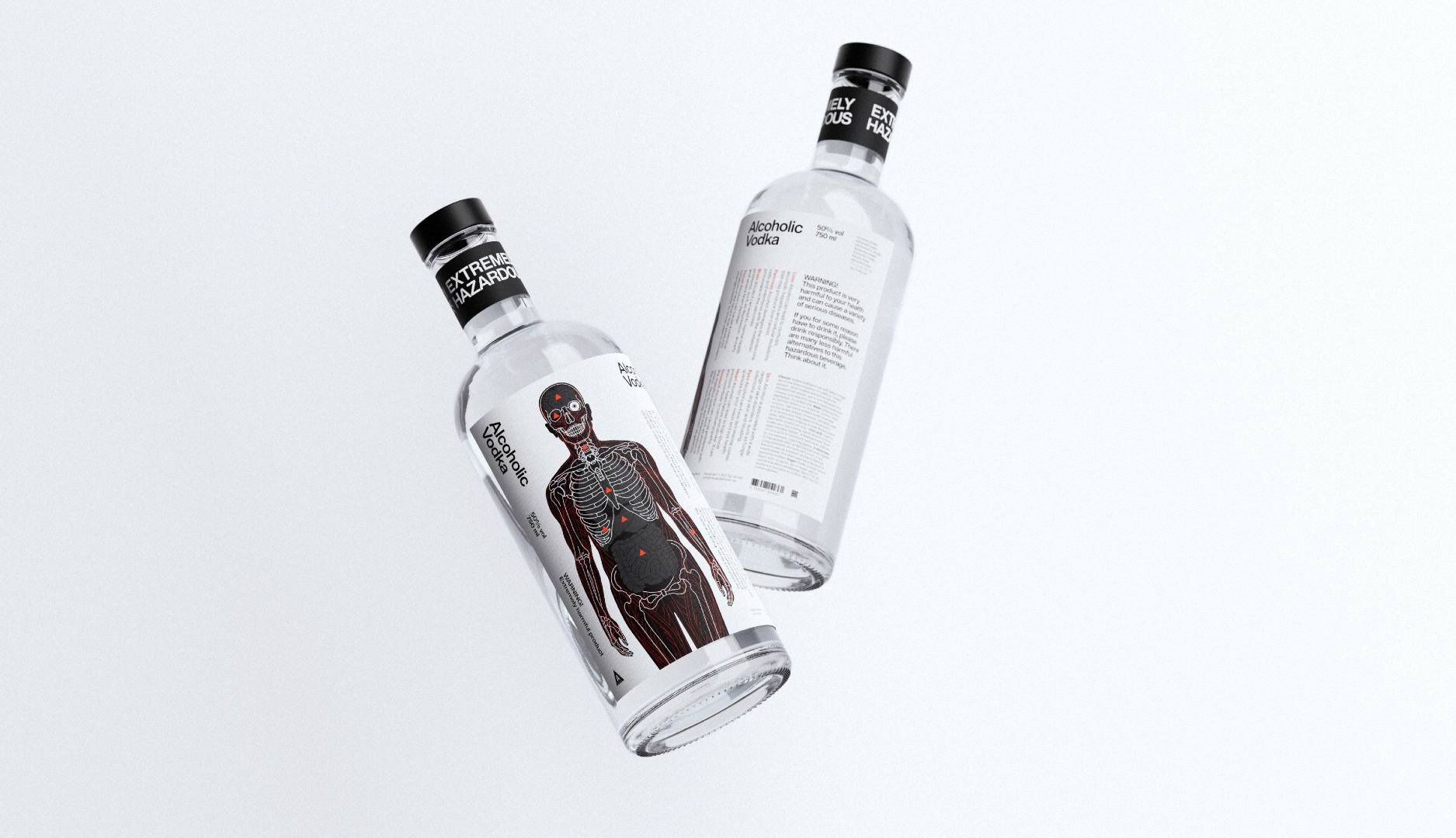 Alcoholic vodka