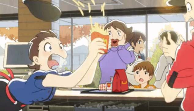 McDonald&#039;s tira de anime para reclutar más personal japonés