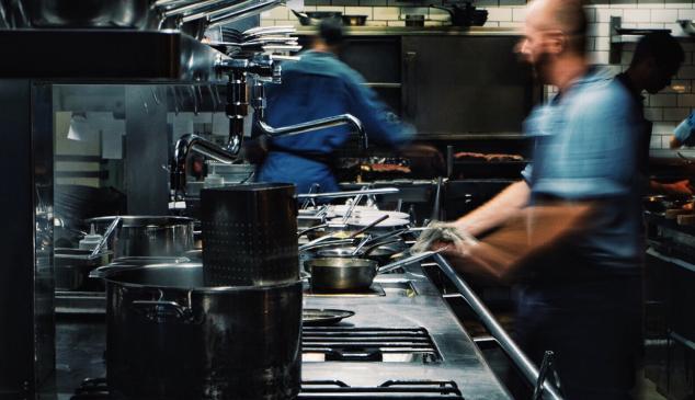 Trabajo en una cocina profesional