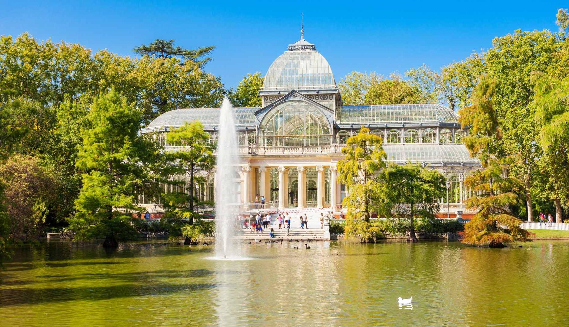 Palacio de Cristal en el Parque del Retiro