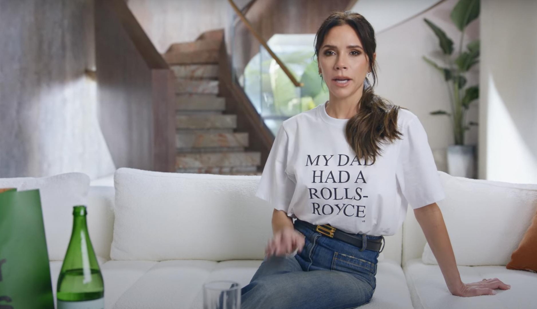 Victoria Beckham en el anuncio de Uber Eats para la Super Bowl