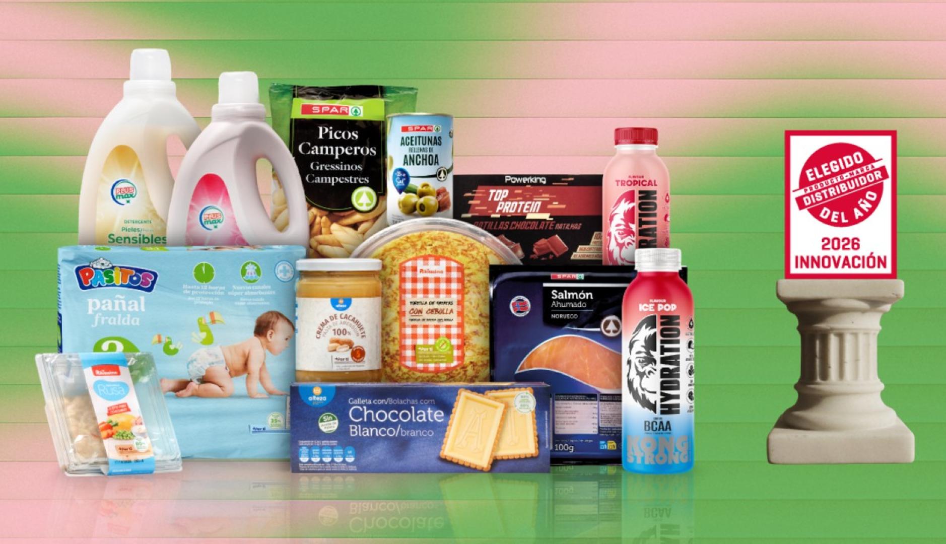 Bodegón con algunos de los productos elegidos