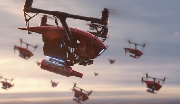 Budweiser-drones