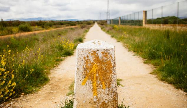 Flecha amarilla del Camino de Santiago