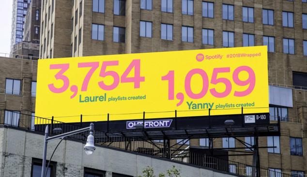 campaña de Navidad de Spotify