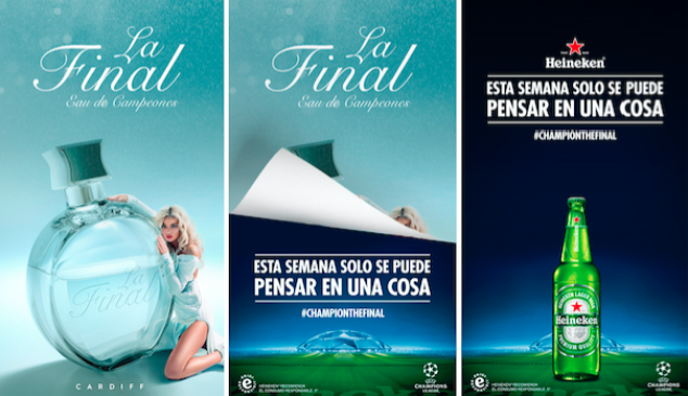 Antagonismo tobillo Misterioso Heineken crea anuncios falsos para promocionar la Champions