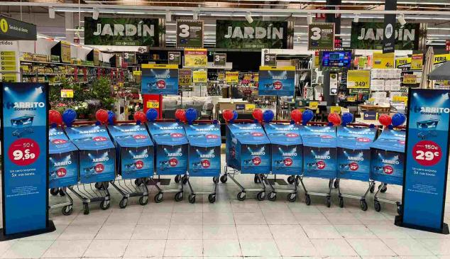 Carros sorpresa de Carrefour