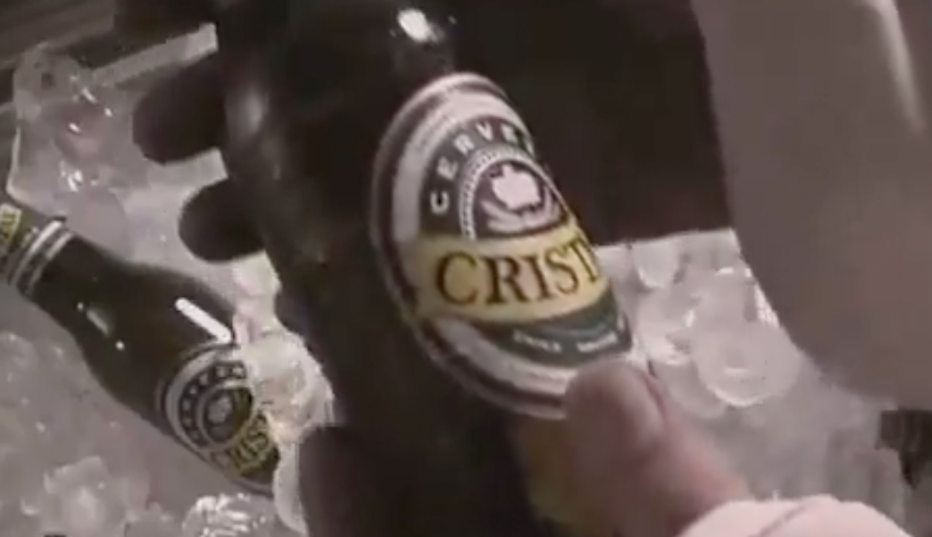 Imagen de un anuncio de Cerveza Cristal