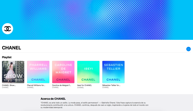 chanel-playlists