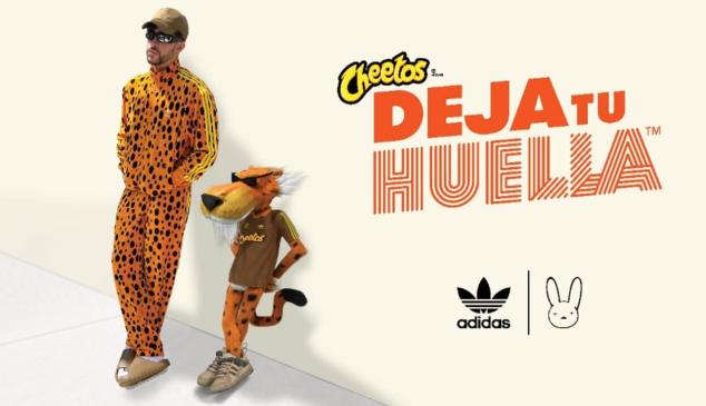 Cheetos y Bad Bunny lanzan una colección de ropa con Adidas