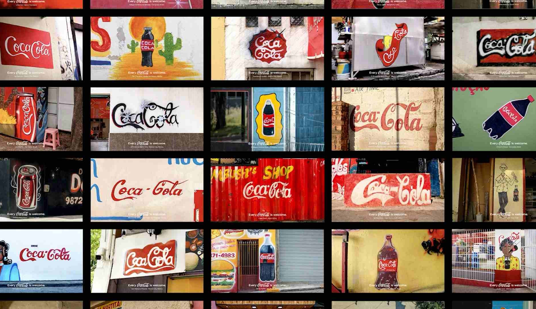 Imágenes de la campaña Every Coca-Cola is welcom