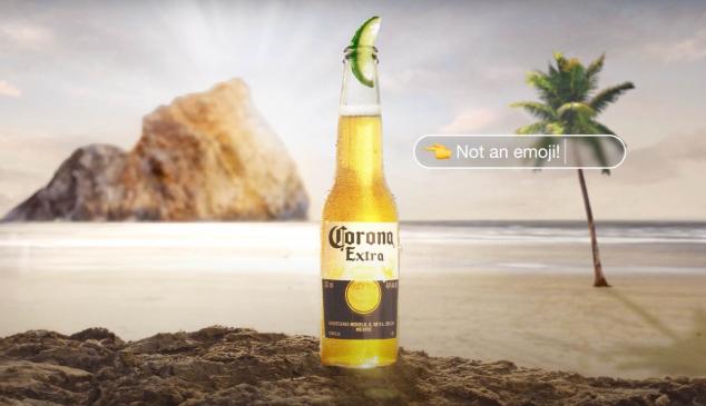 Corona crea su propio emoji pero lo guarda
