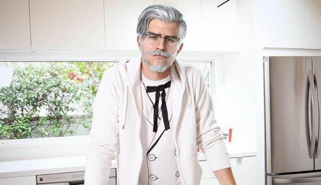 Coronel Sanders hipster influencer