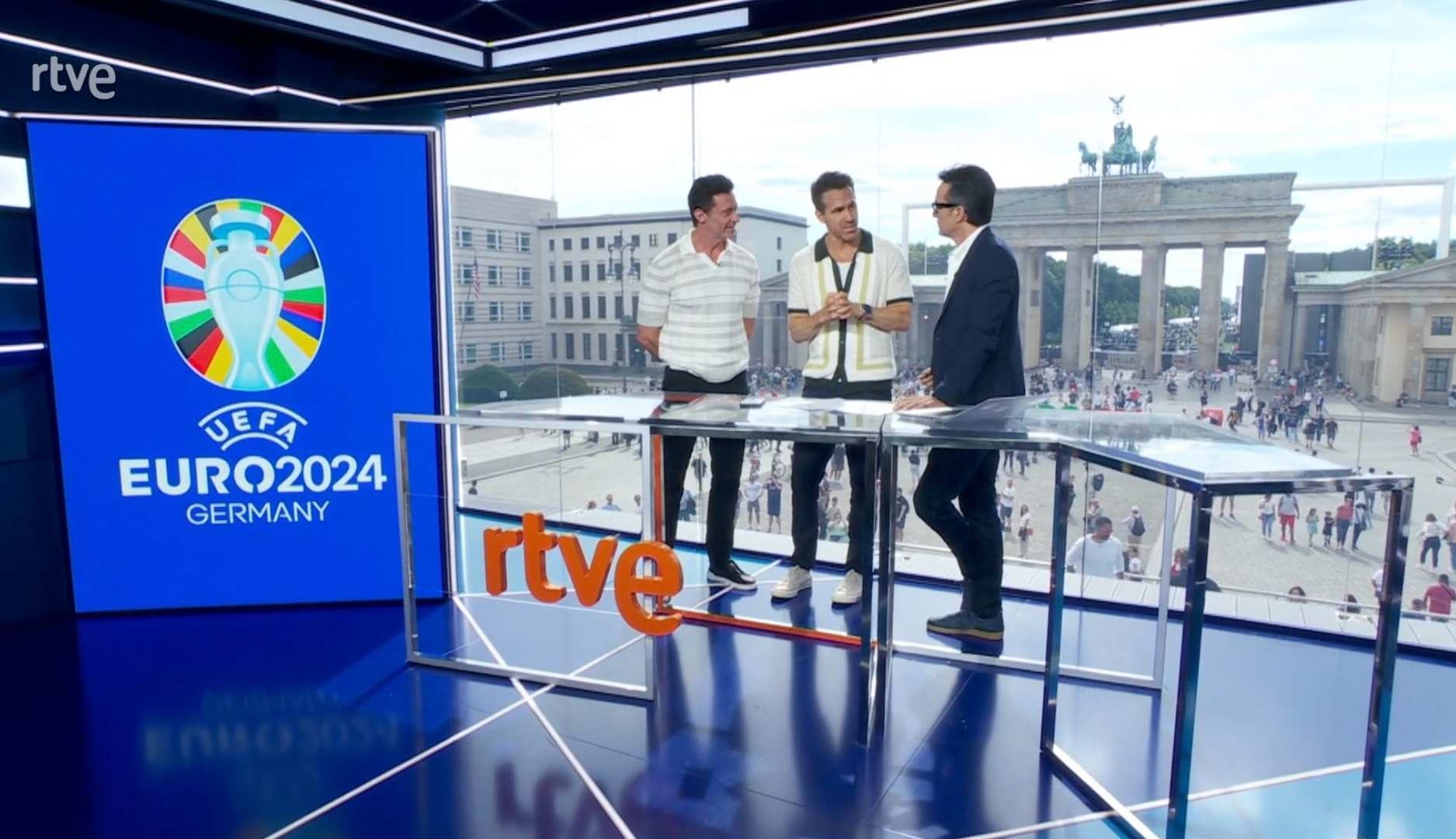 Hugh Jackman y Ryan Reynolds en Teledeporte