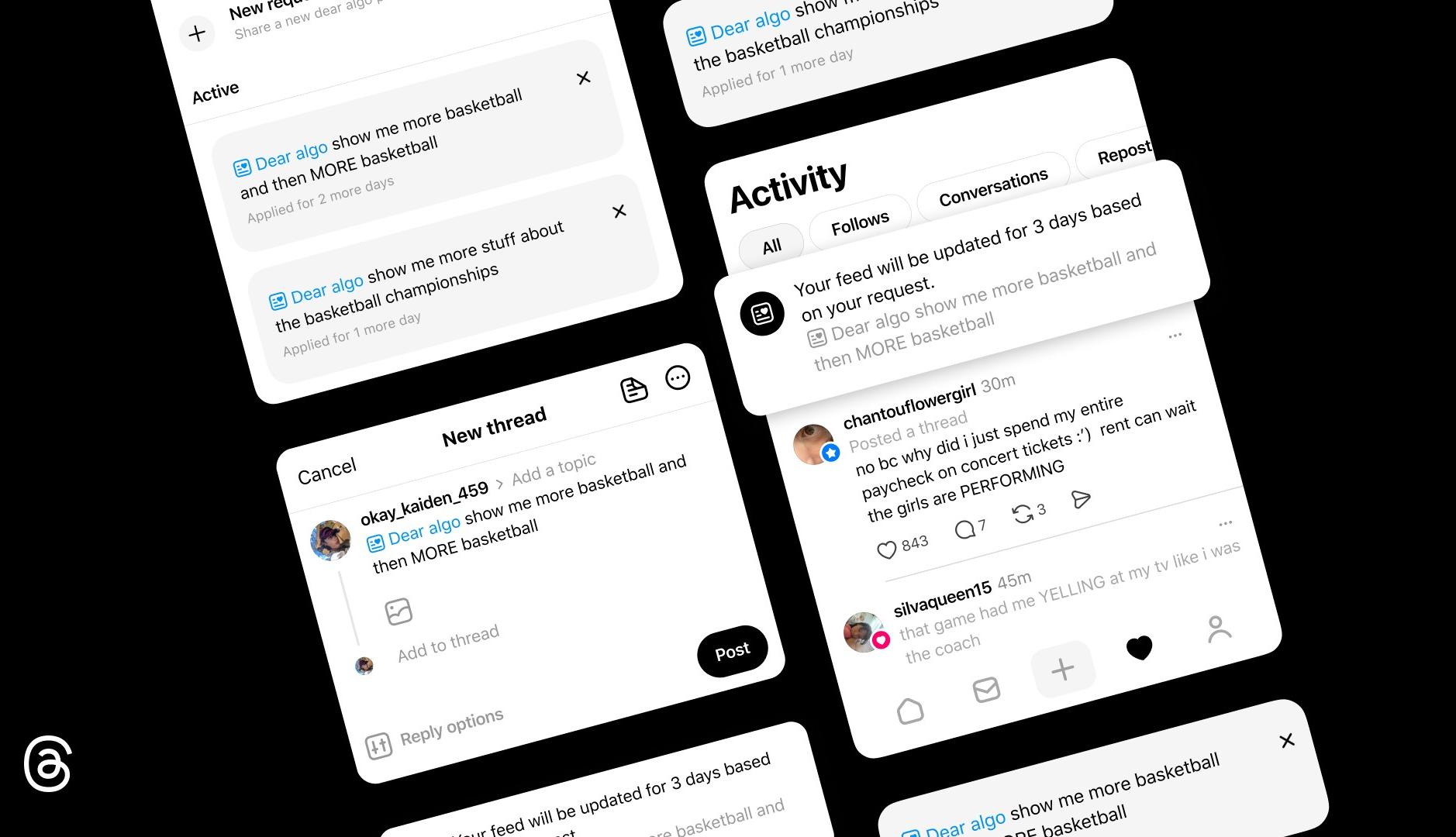 Funcionalidad Dear Algo de Threads