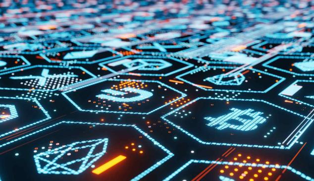 Símbolos digitales de criptomonedas