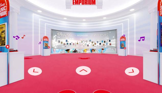 Disney crea una tienda virtual inmersiva para conmemorar su trayectoria musical