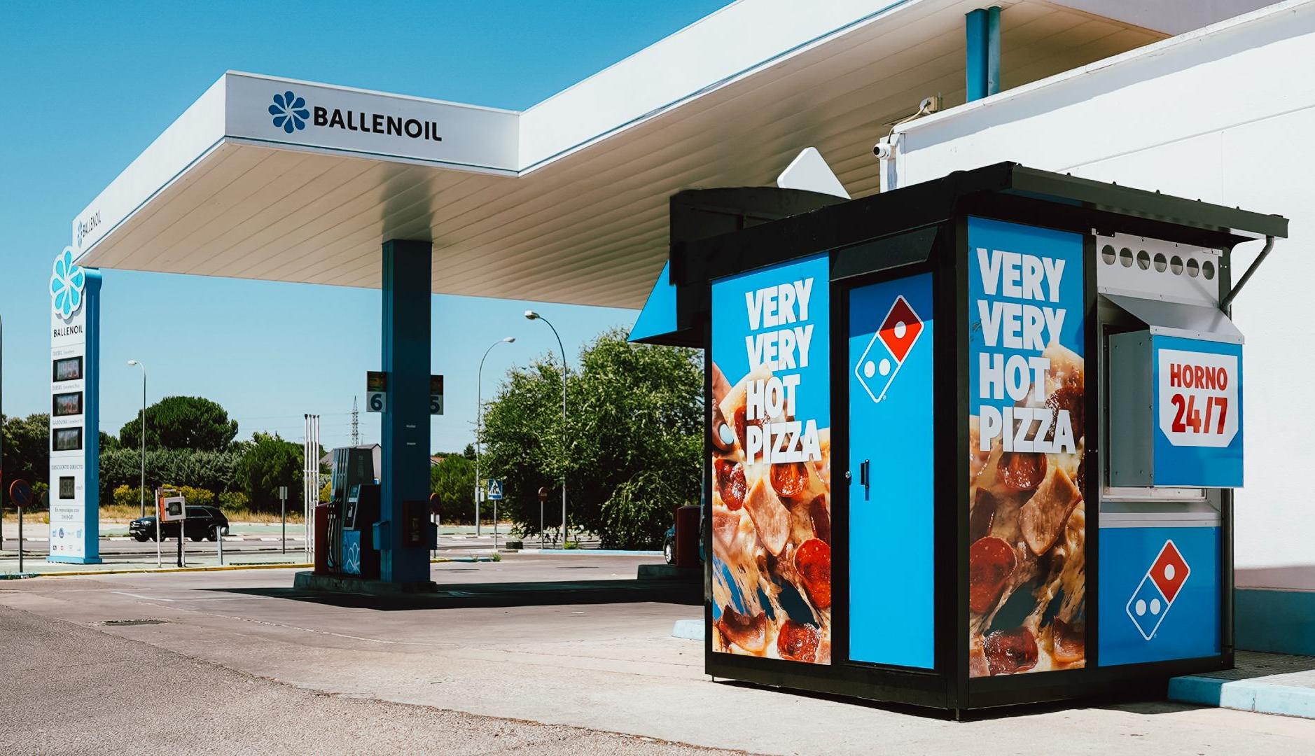Máquina de vending de Domino's Pizza