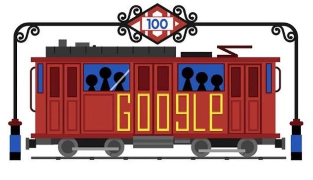 centenario metro madrid doodle