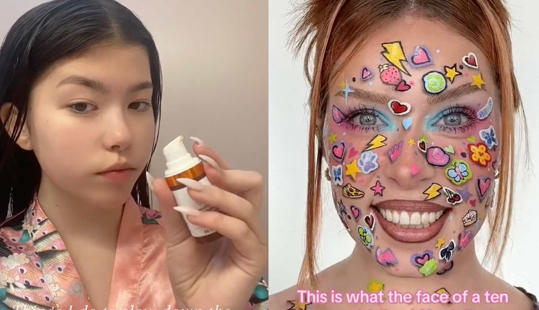 Campaña "The face of ten", de Dove