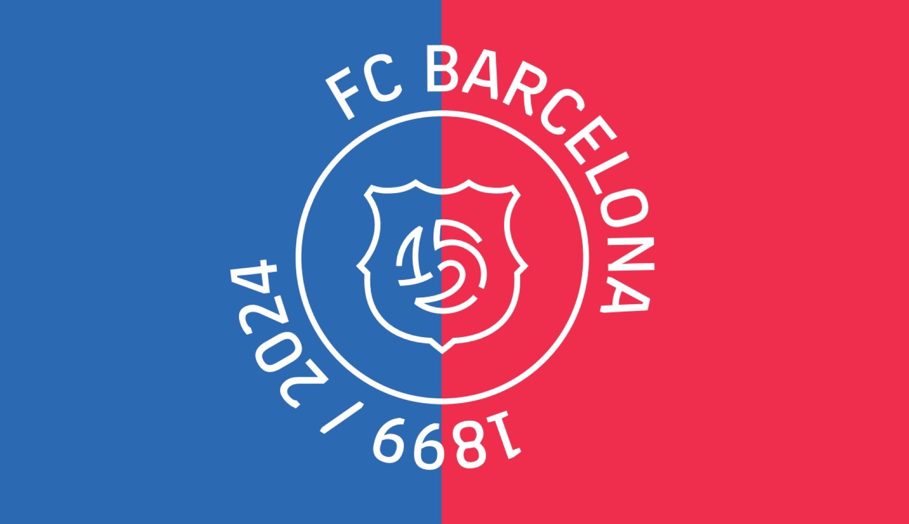 Logotipo del FC Barcelona para su 125 aniversario