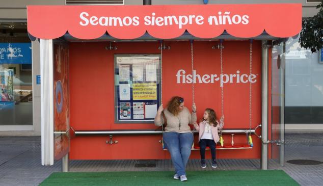 fisher price campana marketing ninos