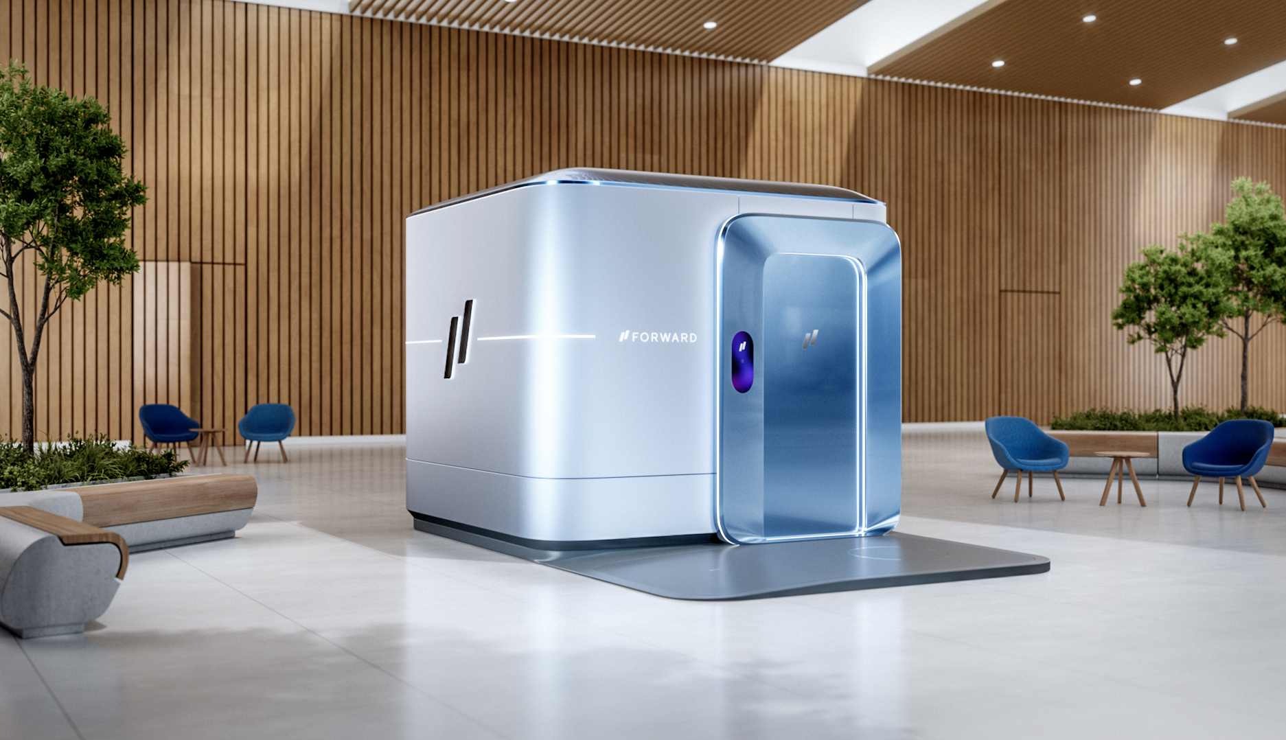 Consultorios CarePods de Forward