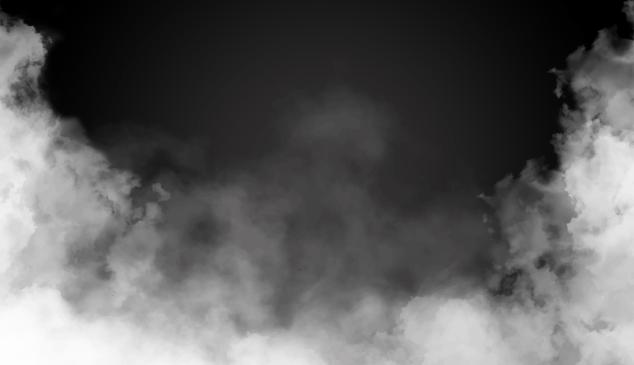 imagen de humo en blanco y negro