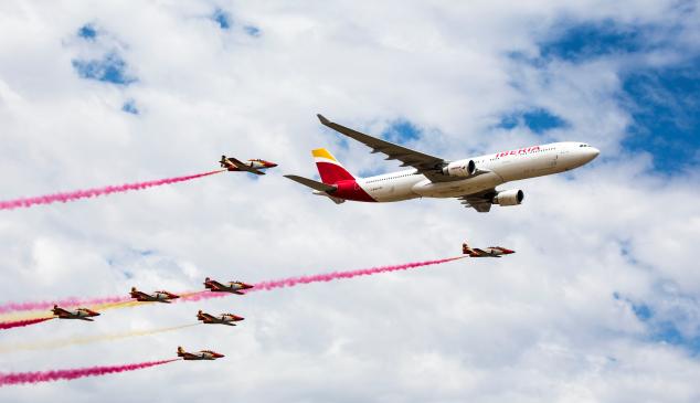 Iberia 90 años exhibición aerea