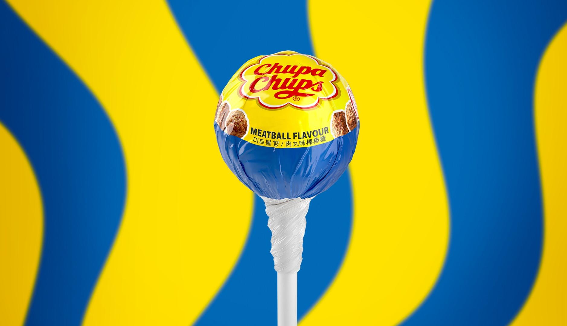Chupa Chups sabor albóndiga