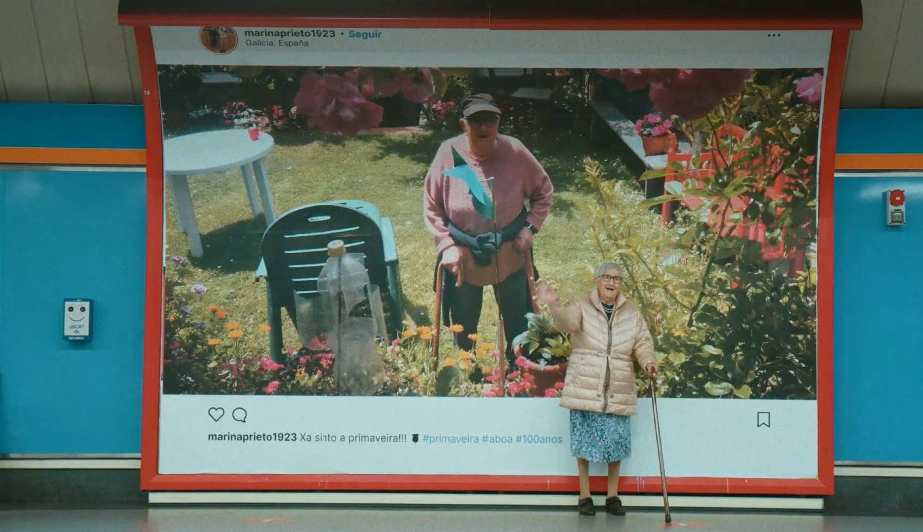 Marina Prieto, protagonista de la campaña de JCDecaux