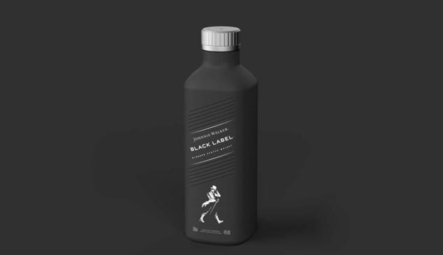 Botella de papel de Johnnie Walker