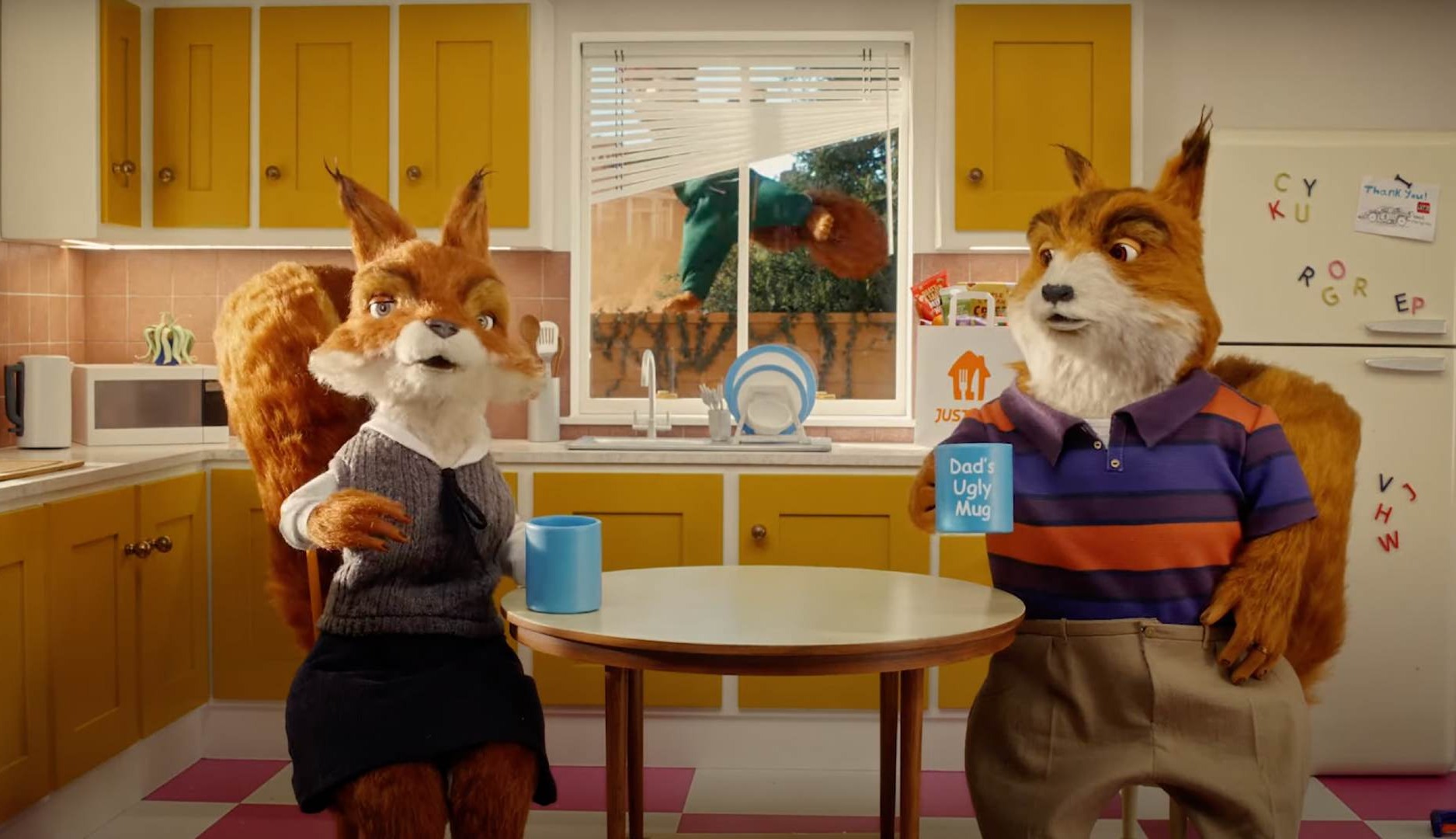 Personajes animados en la nueva campaña de Just Eat Reino Unido