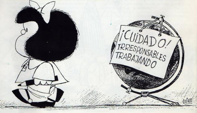 Mafalda cuidado