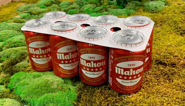 Mahou San Miguel lata sostenible carton