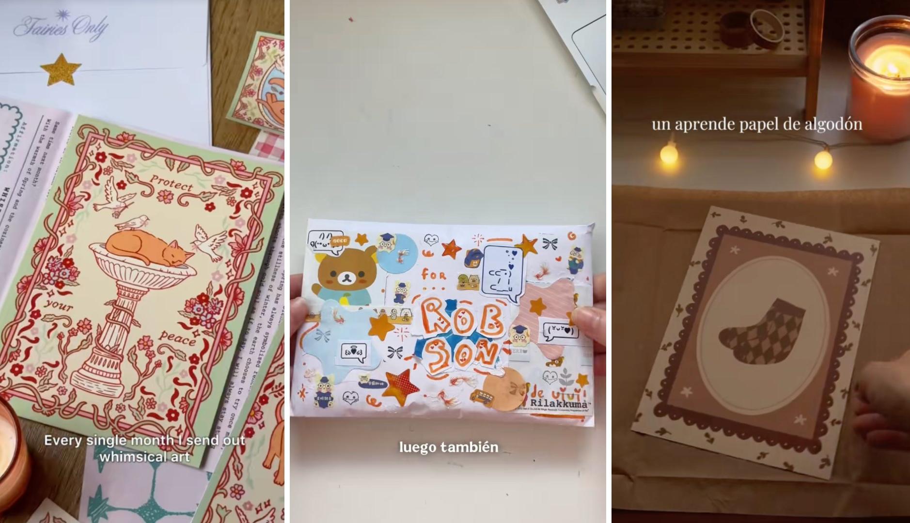 Postales y cartas ilustradas