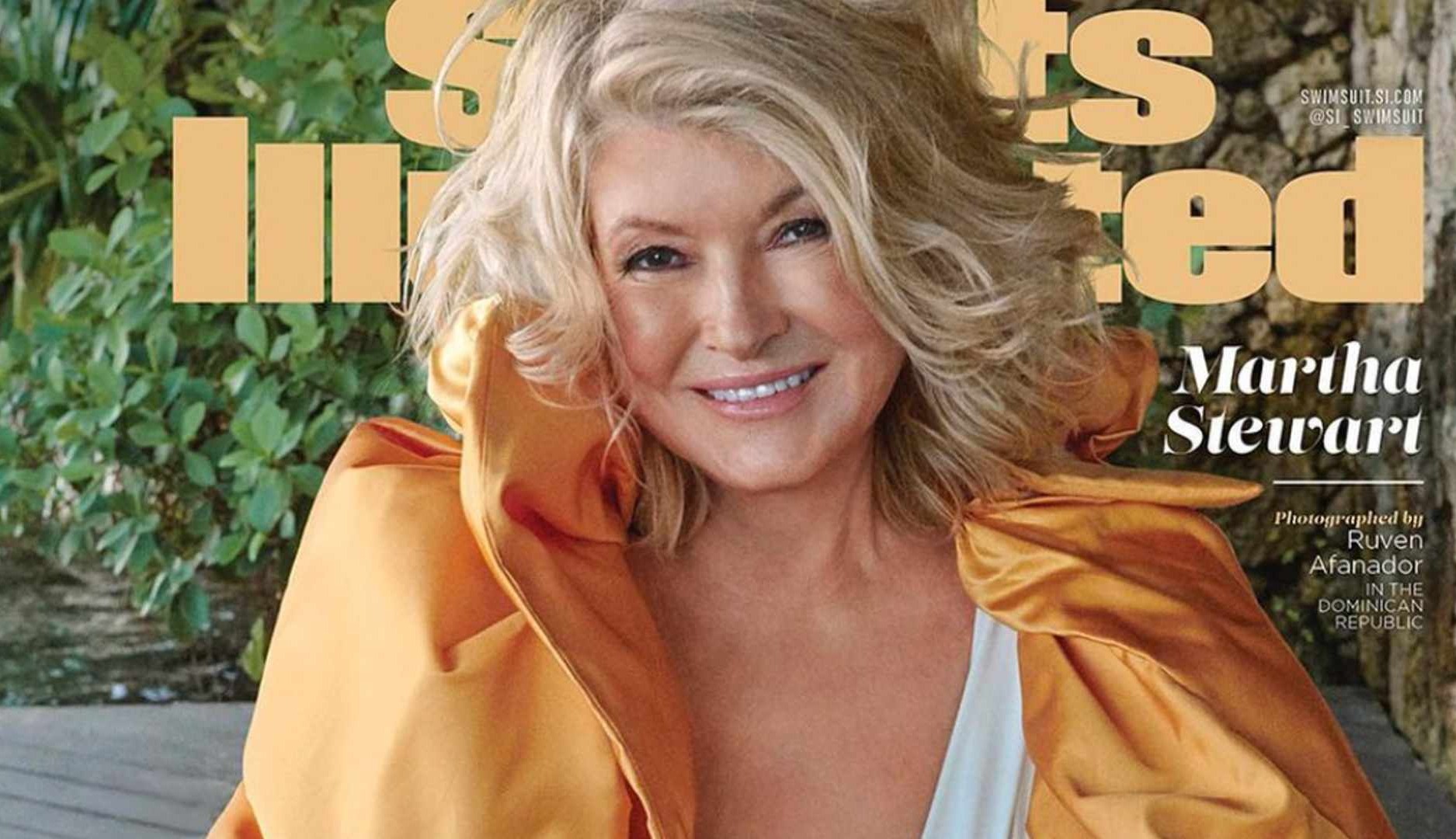 Martha Stewart se convierte en la mujer de más edad en protagonizar la portada de Sports Illustrated Swimsuit