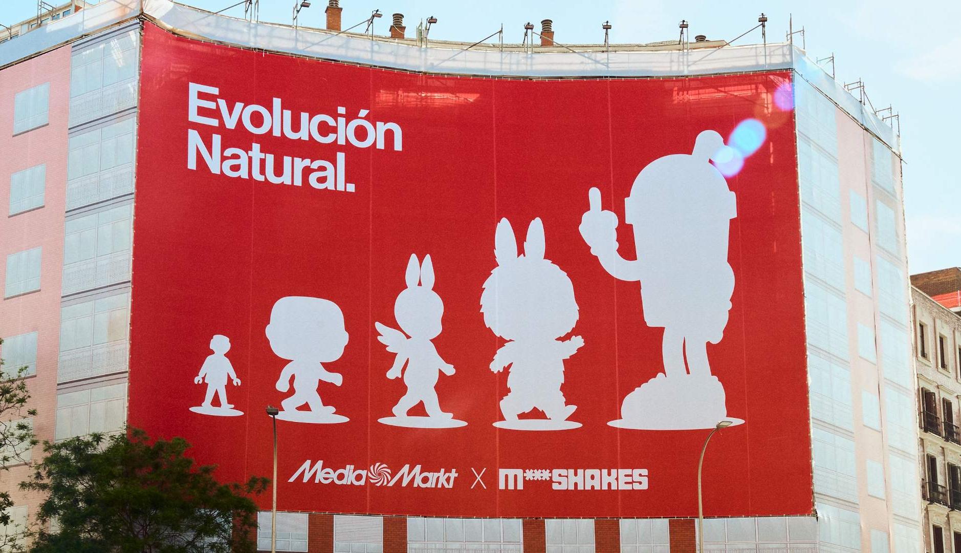 Lona de MediaMarkt y Milfshakes