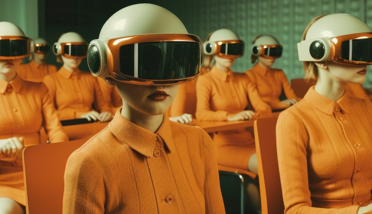 Varias personas con casos de inteligencia artificial