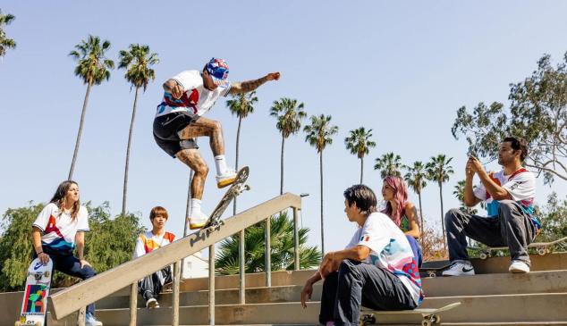 Nike viste a atletas de Skate en los Juegos