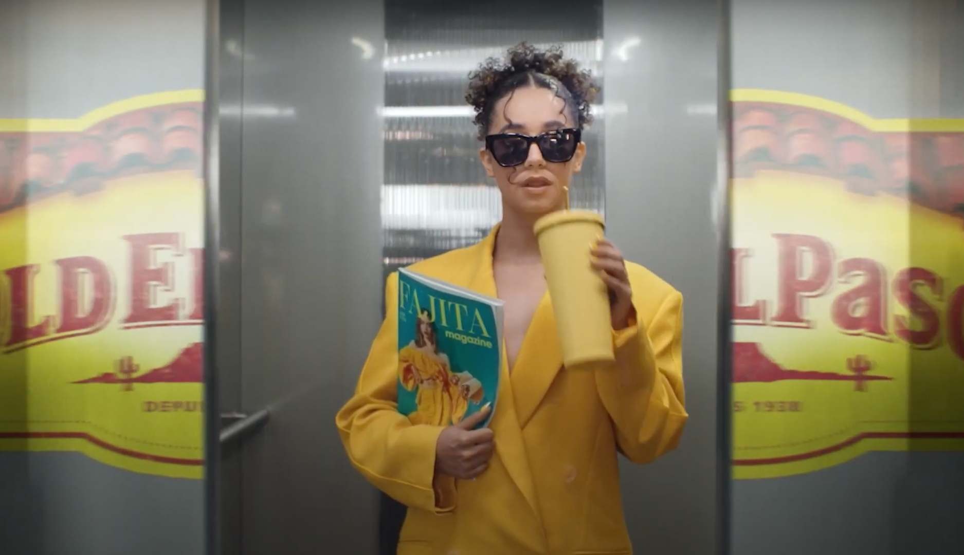 Lena Mahfouf en un anuncio de Old El Paso