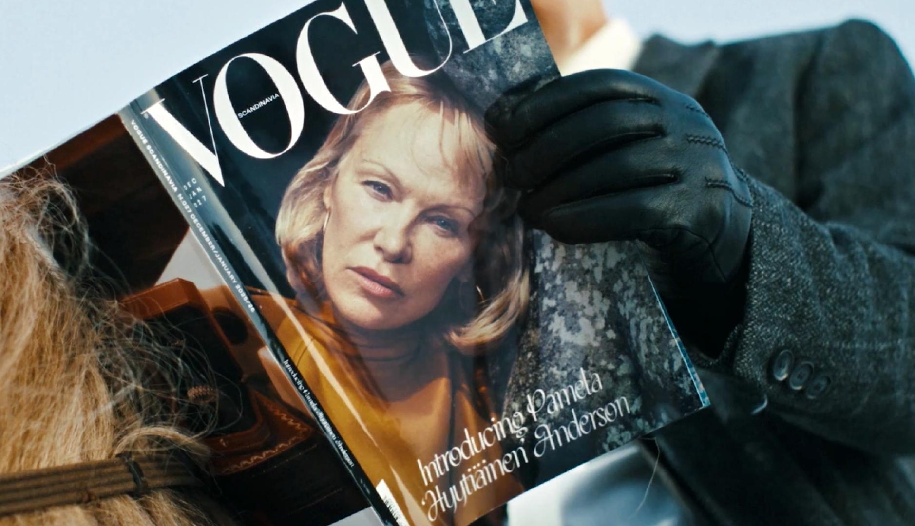 La portada de la revista Vogue con la cara de Pamela Anderson