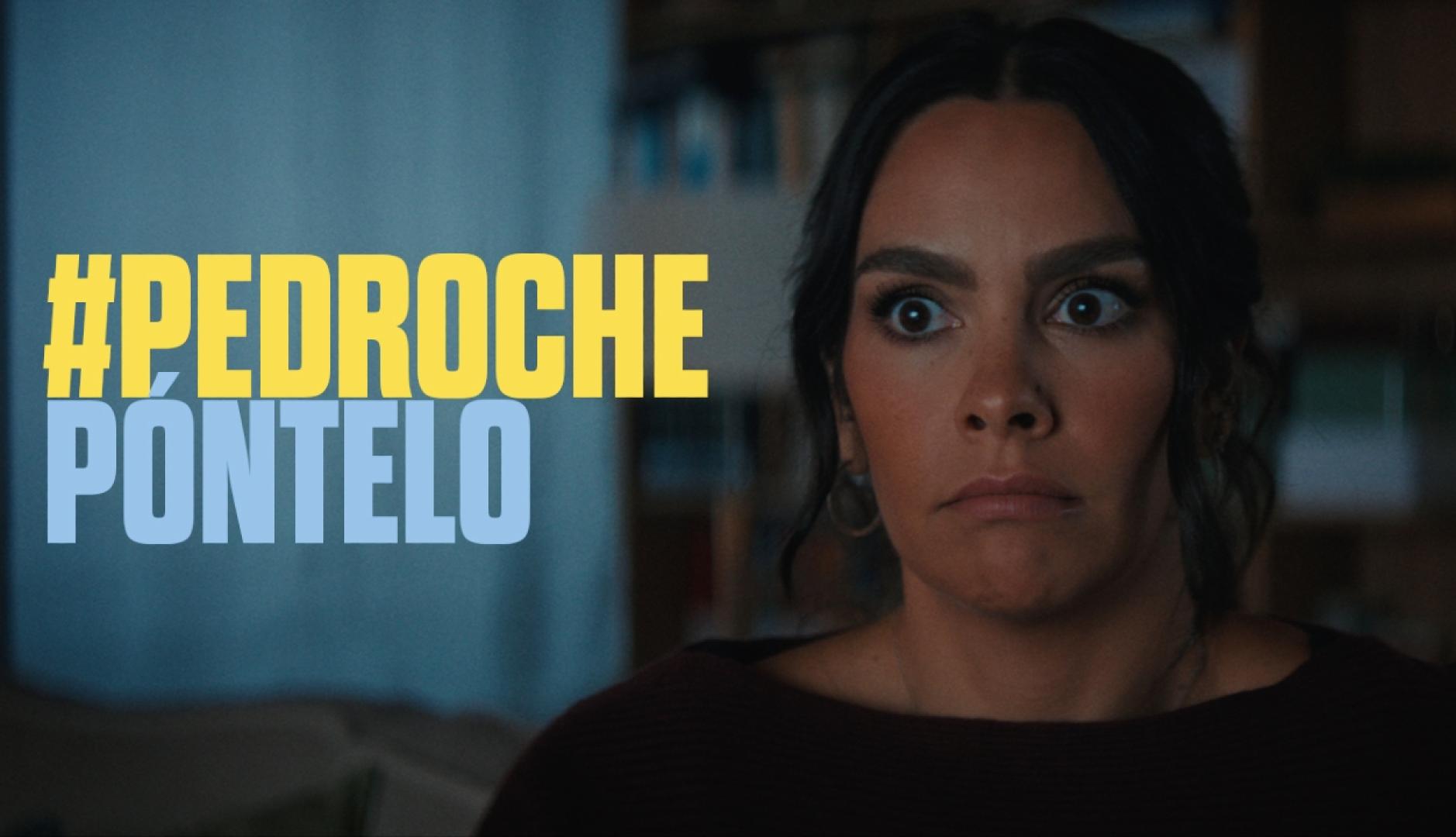 Cristina Pedroche con cara de situación y el texto sobreimpreso de Pedroche Póntelo