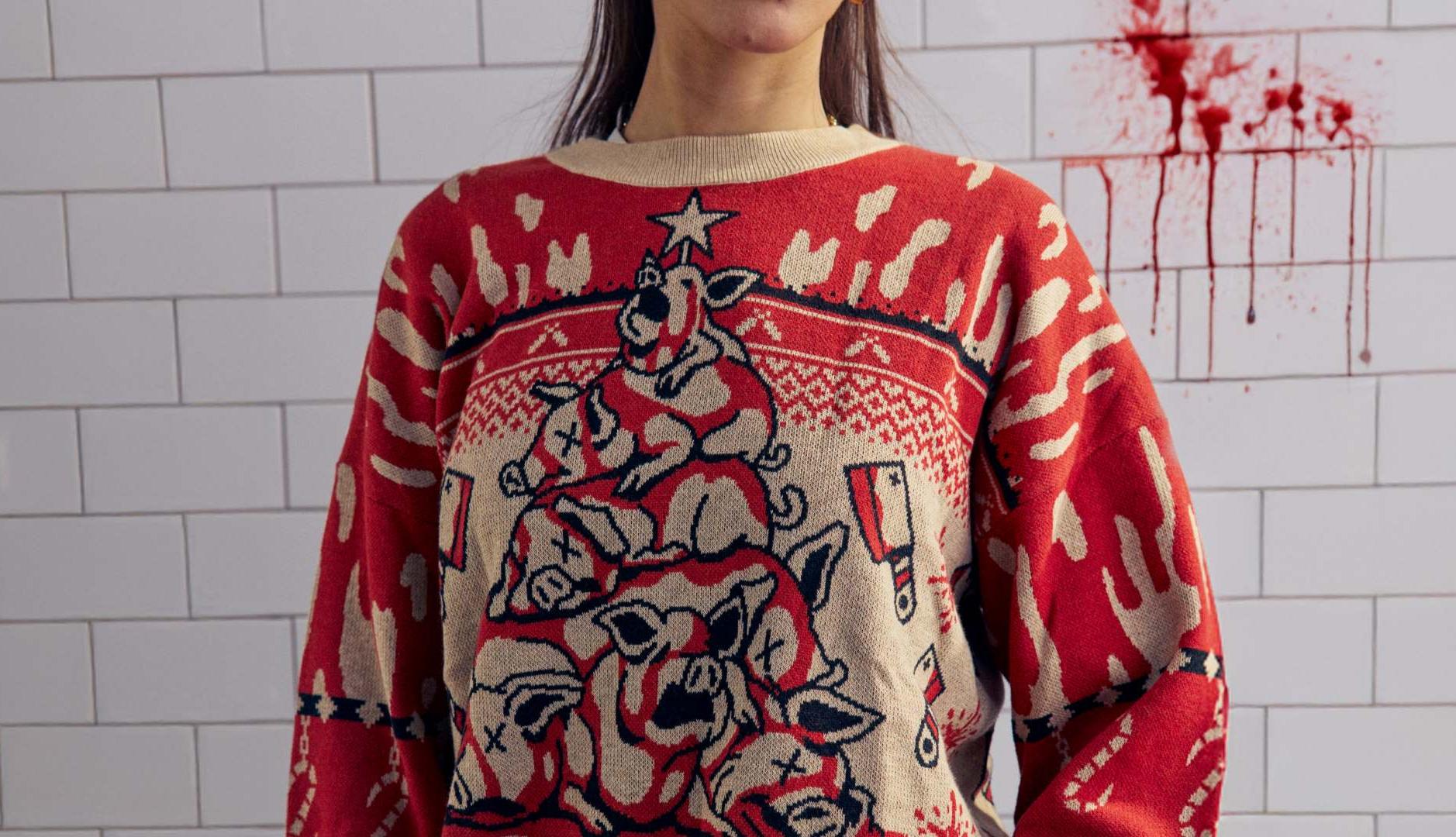 Jersey navideño de PETA