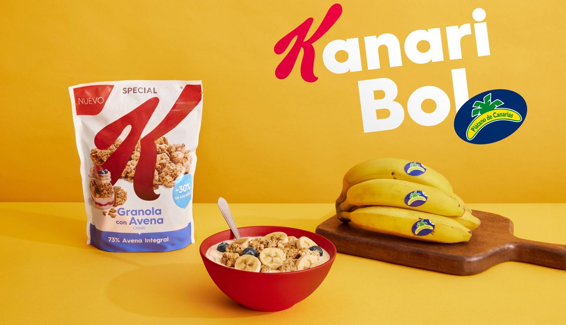 Plátano de Canarias y Special K