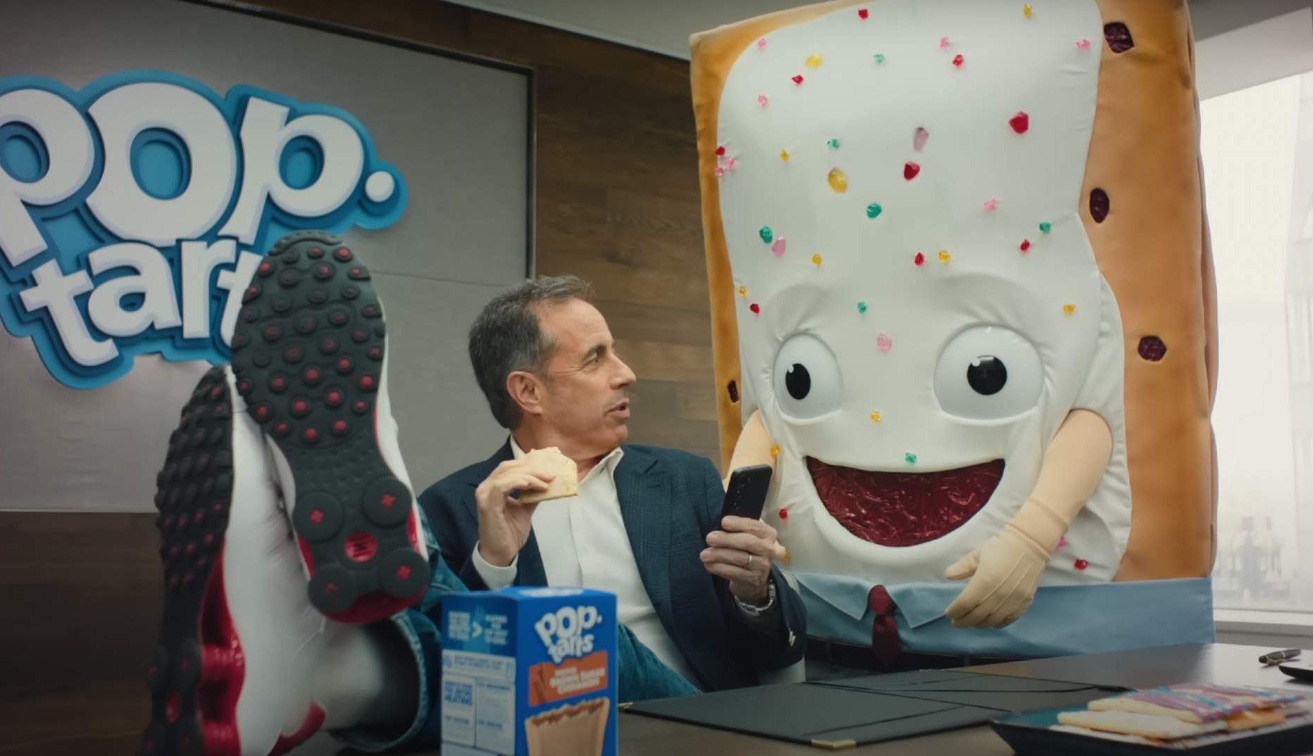 El actor Jerry Seinfield en un anuncio de Pop-Tarts