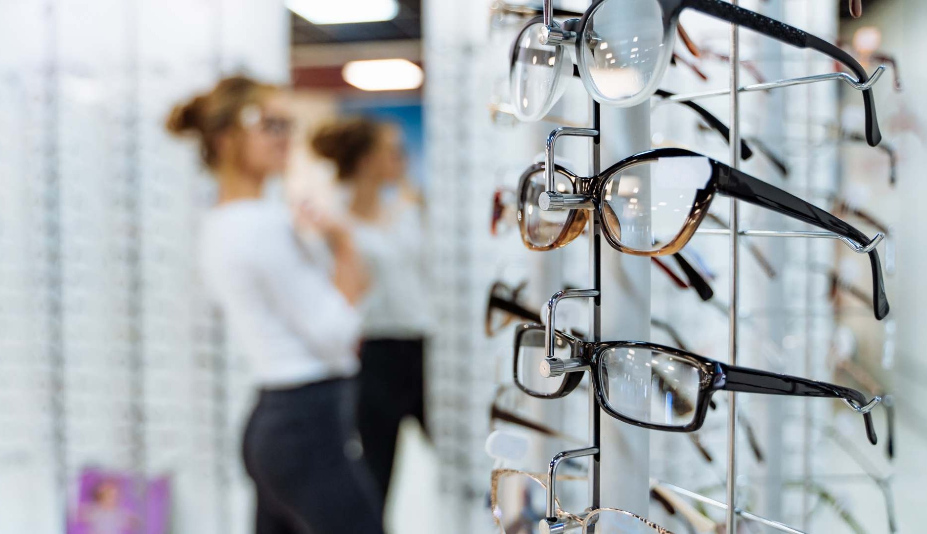 Gafas en una optica