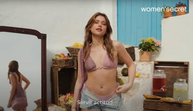 La actriz Nicole Wallace en el anuncio de Women's Secret