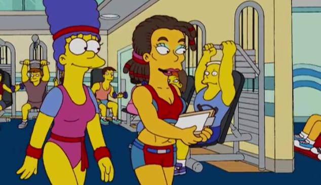 simpsons-gym